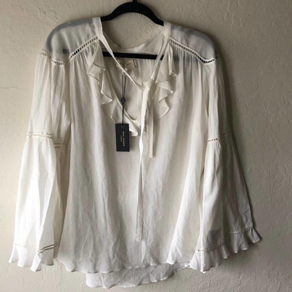 NWT Max Studio Peasant Shirt